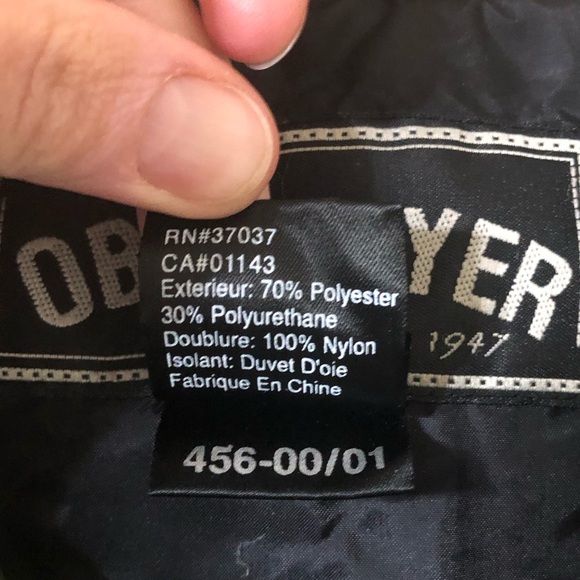 Obermeyer Womens Olive Puffer Goose Down Hooded Ski Jacket - Size 12 - Picture 11 of 15